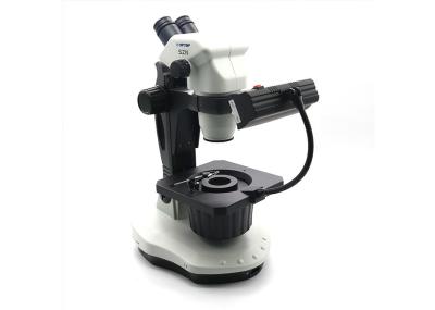 Base oval Gem Microscope binocular com ampliação de 10X - 67.5X