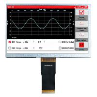 Wide Temperature 7 Inch IPS Screen LCD TFT Display 1024x600 Resolution