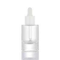 Service OEM/OEM transparent mat 30ml flacon compte-gouttes d'huile essentielle liquide