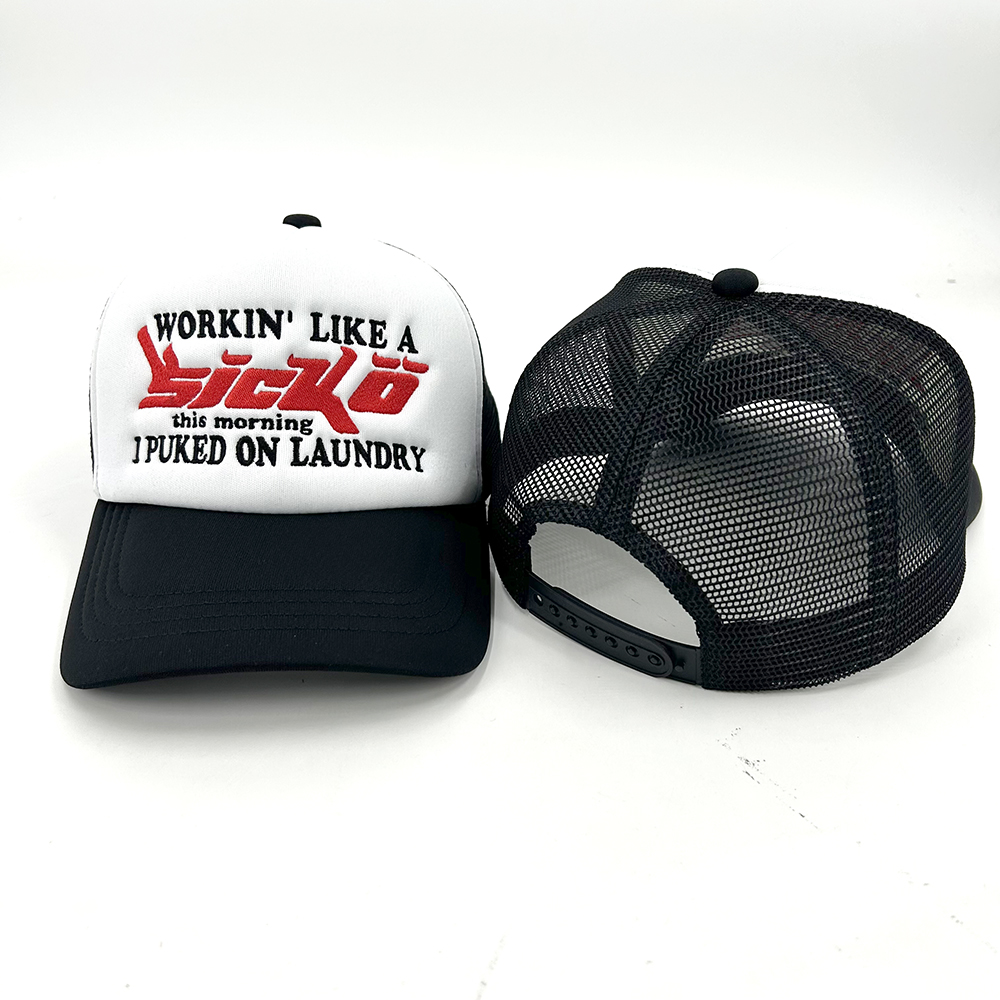 Full Version Embroidery 5 Panel Trucker Caps with Custom Logo