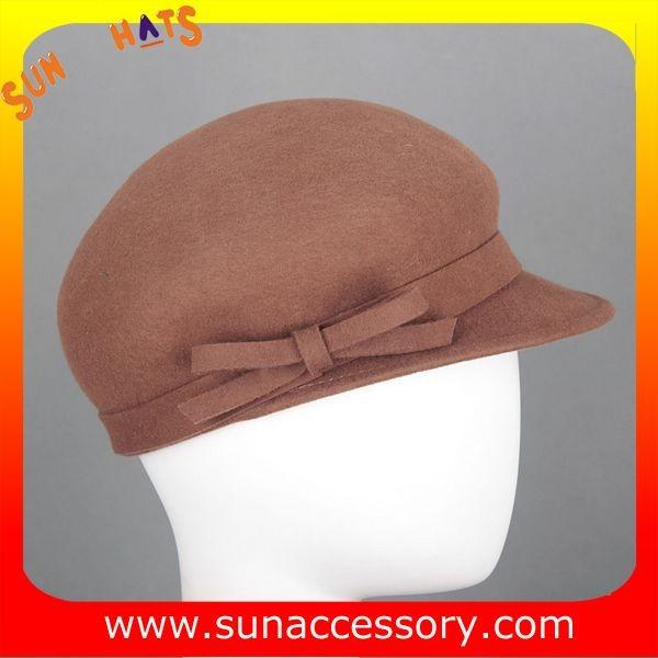 9140784 Sun Accessory customized  winner  fashion 100% wool felt Ivy hats, women hats and caps wholesaling