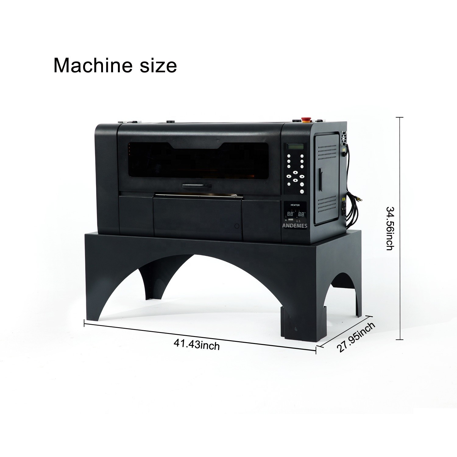Т-шорты с пленочной пленкой ПЭТ ANDEMES A3 DTF принтер для одежды Custom Print Double XP600 Head и UV A3