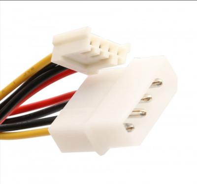 4 passo do cabo 5.08mm do conector do PWB do poder de Pin Molex Floppy Disk Drive