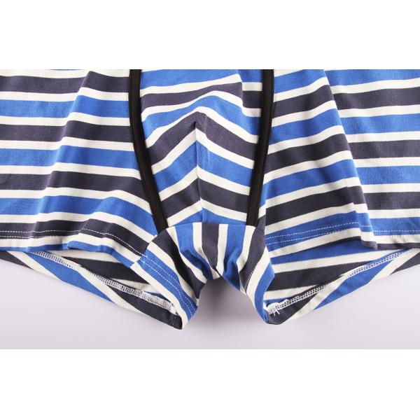95% cotton Mens Striped Cotton Stretch Men Briefs Boxers Underwear