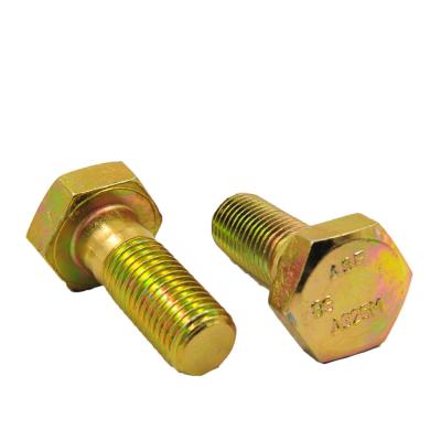 O cromo trivalente C1045 A325 do zinco amarelo estrutural encanta frio do parafuso forjado
