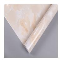 Armoires de cuisine Appareils de bureau Autocollants PVC Marbre papier de contact Vinyle papier peint auto-adhésif avec surface brillante