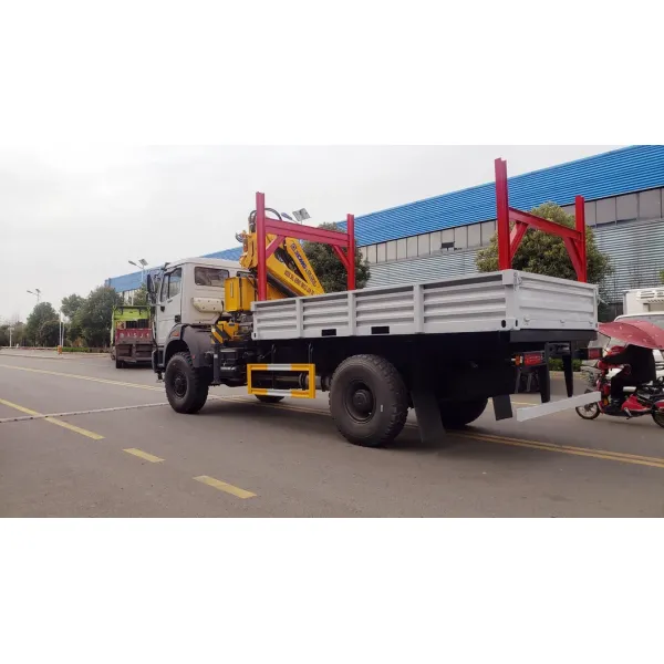 Dongfeng 8-12t Heavy Duty Truck Mounted Crane With Straight Arm