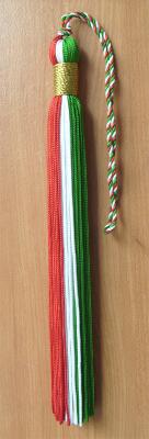 Wholesale Double Color Custom 8 Graduation Chainette Rayon Trimmings with 6 Loop