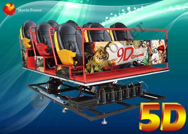 Amusement Park Bubble Lighting Wind 5D Cinema Equipment / 5D Sinema