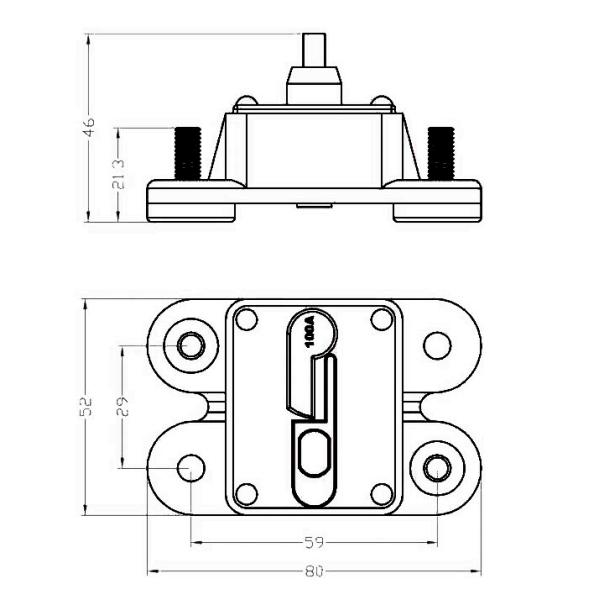 32V CB-02 100 автоматы защити цепи 200 AMP автомобильные для стерео аудио видео