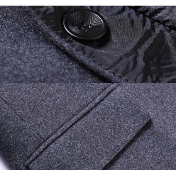 Большой лапель Средний длинный кашемир Классический мужской утилитарный ошейник стройный верхний пальто транш лисица куртка мужской пальто