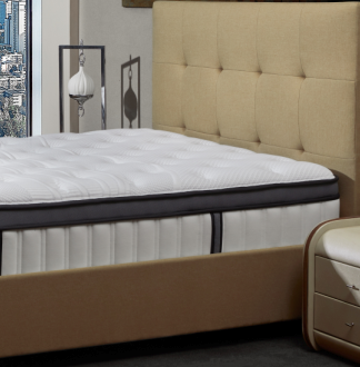 Eco Friendly Micro - Pocket Spring Foam Mattress / Fabric Bed For Healthy Sleep