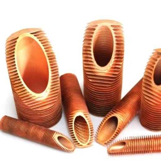 DELLOK Aluminium Finned Tubes OD73.5mm Daily Capacity Up To 3500 Meters for Heat Dissipation