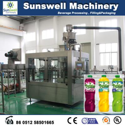máquina de enchimento 3-In-1 quente, máquina de enchimento de aço inoxidável do suco