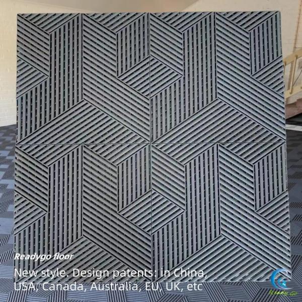 Anti Slip Interlocking Garage Tile 25000lbs Interlocking Mats For Garage