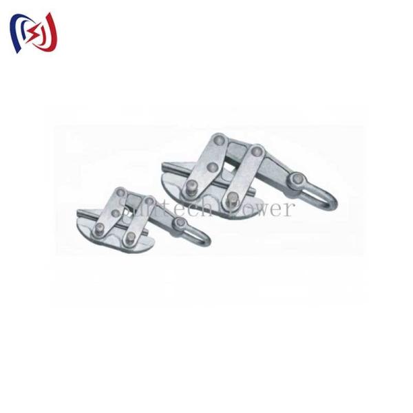 Anti Twist Steel Rope Gripper Come Along Clamp with 50-200KN Rated Load for 11-30mm Transmission Line Stringing