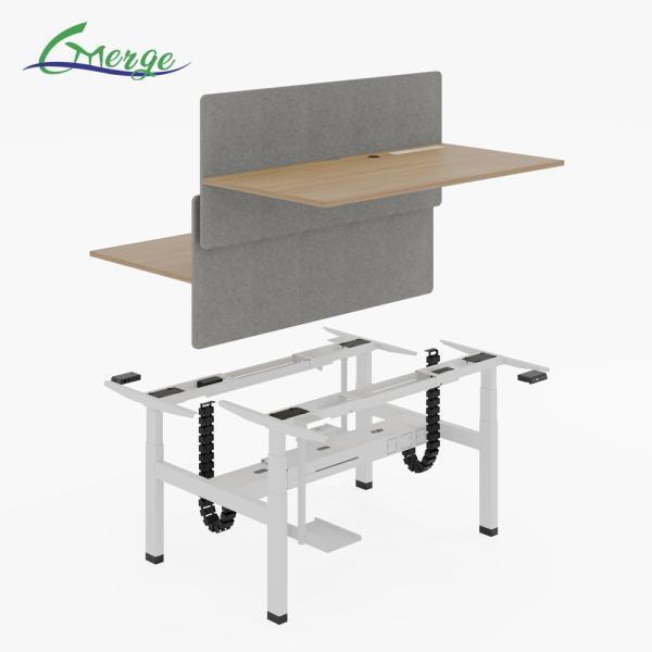 Effortlessly Switch Between Sitting and Standing with Uplift Electric Sit-Stand Desk 4 Memory Presets Optional Colors