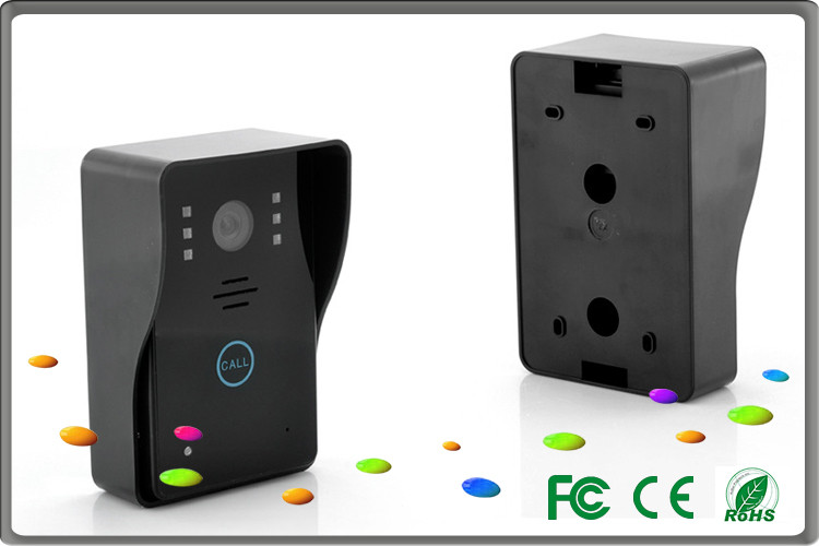 infrare 7 LCD villa intercom systems , automatic camera digital peephole door viewer