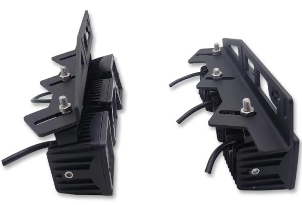 Lower Bumper Ford Raptor LED Fog Light Kit 120W 36V Black