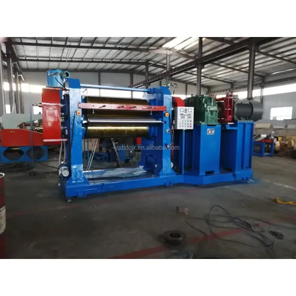 Long Life Four Roll Rubber Sheet Calendering Plant