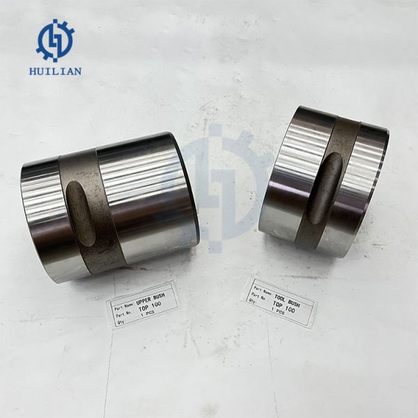 KRUPP TOP100 Hydraulic Hammer Spare Parts Inner Outer Complete Bushing Apply for Machinery Hydraulic Breaker 42CrMo Bushing for Set