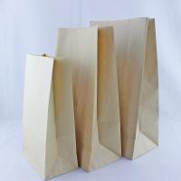 Impression de sacs en papier revêtus de papier kraft sans poignée