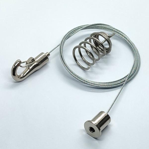 Encaixes de aço do hardware da iluminação de painéis acústicos da parte com o prendedor do cabo de gancho