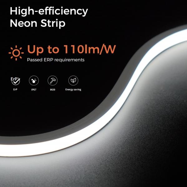 High Brightness LED Neon Flex Strip for Eye-Catching and Vibrant Lighting Effects IP65 IP67 Waterproof NHT-2020