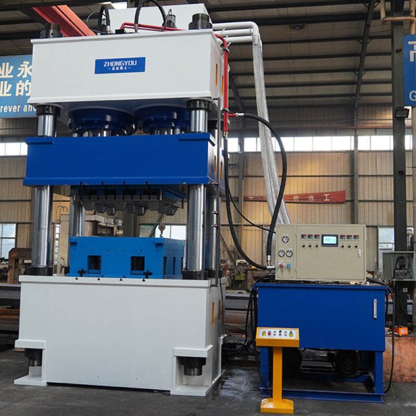 1250-Ton Four-column Three-beam Hydraulic Press YQ32-1250 for Sawdust Pallet Making