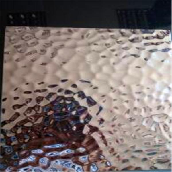 Stainless Steel  Hammered  Sheet 304 316 grade Embossed Pattern 1219*2438mm Size