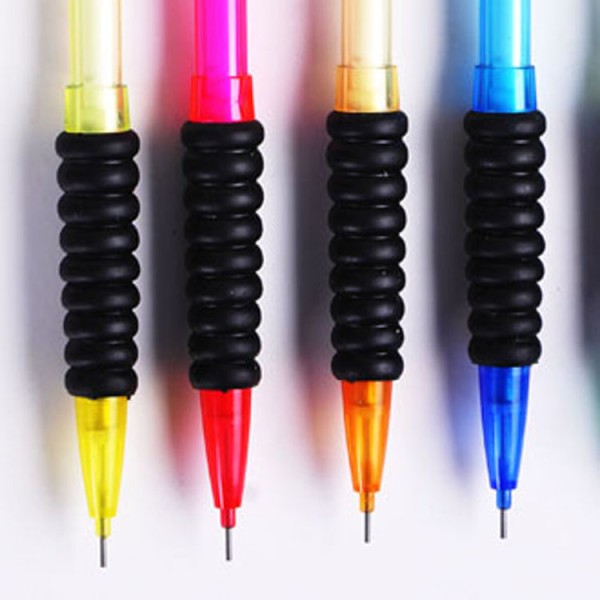 High quality wholesale multi-colored 6pcs mechanical pencil with eraser
