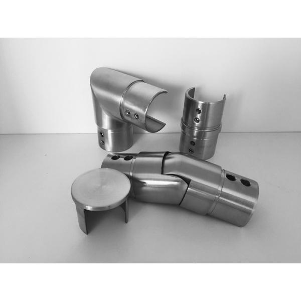 V2A V4A Stainless Steel Slot Pipe , Rust Proof Adjustable Downward Elbow
