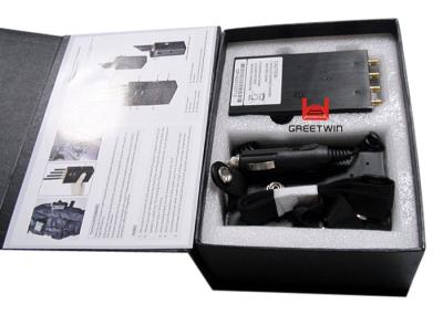 Jammer portátil 4g 2G 3G LTE do sinal do telefone celular/telefone celular de GPS seguimento do jammer do construtor anti