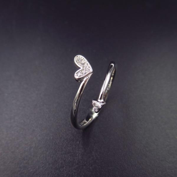 Таможня 925 серебряный КЗ звенит/кольцо сердца стерлингового серебра свадебного банкета 925