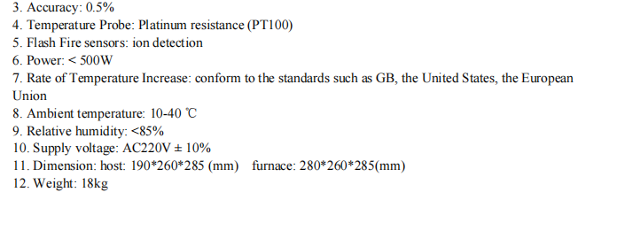 YYF040 Automatically Closed Flash Point Test Apparatus