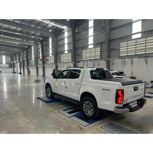 Cartesy brand CTGT-3-3C Roller Trinity Vehicle Test Line Roller  Brake Tester With Axle Load Single Plate side slip tester for light vehicles