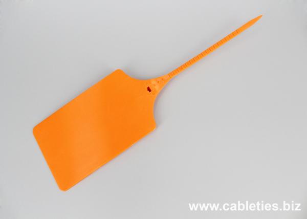 DEMOELE 250mm length Colorful strip seal PP material identification security seal cable ties with logo,numbered print