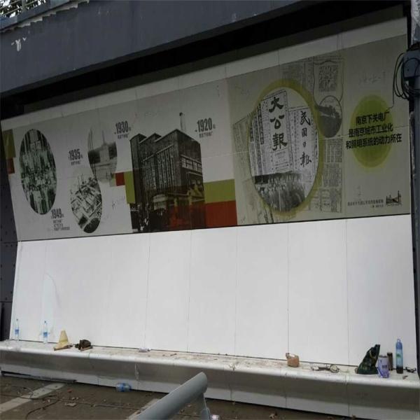 Элементы вывески и ориентировки стеклянных эмалированных панелей в произведениях