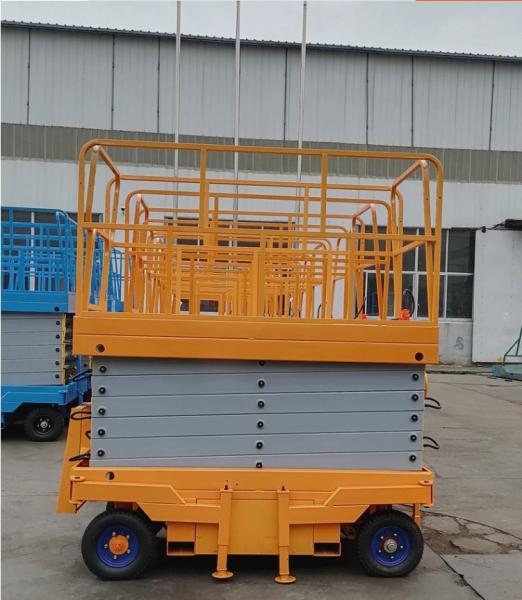 Battery Indoor Electric Scaffolding Lifting Machine Powered Scaffold