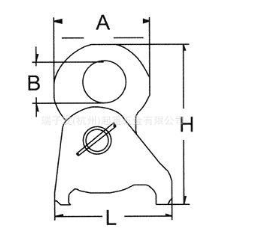 Bolt Type Kitto Clamp Tightening Wire Rope 3 Ton Working Load