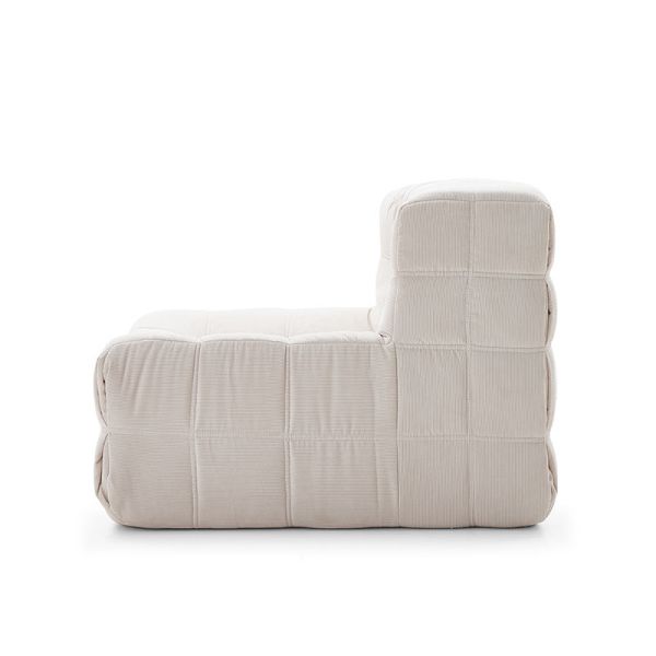 Luxury Modern Brown Vacuum Compression Sofa For Living Room Single 1 Seat Modular Sofa Couch