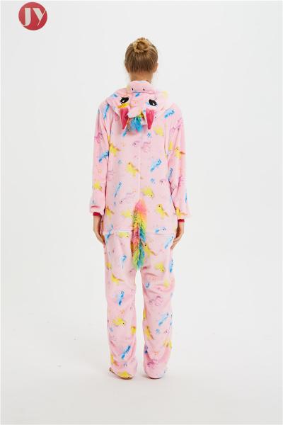 Unisex Kigurumi Onesie Adult Unicorn Pajamas Women Logo Added Embroidered