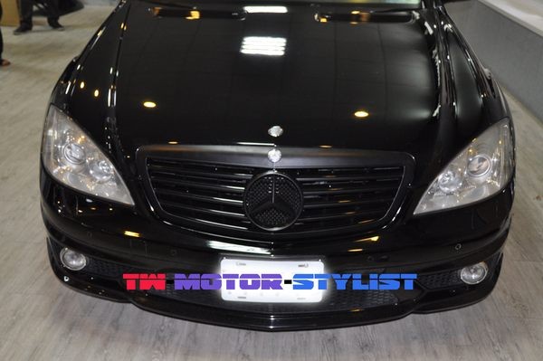 Решетки BENZ W221 MatteBlack убивая взгляд!