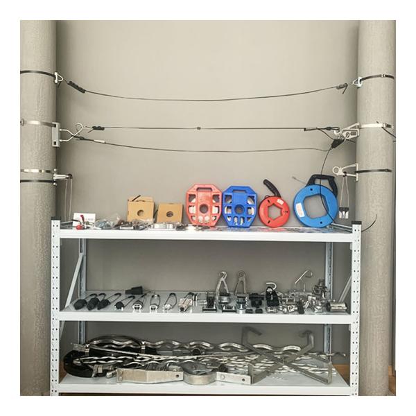 Clampada de anclaje FTTH estándar para soluciones de tensión de cables ADSS de fibra óptica no estándar