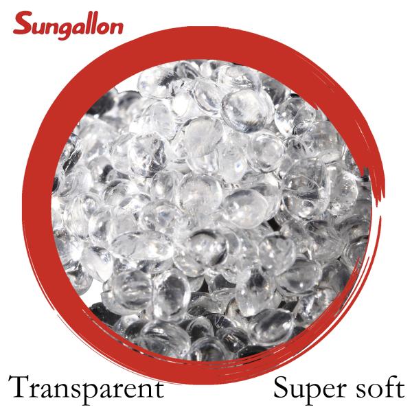 Granulés transparents TPE TPR de qualité supérieure ultra souple pour ballons à eau