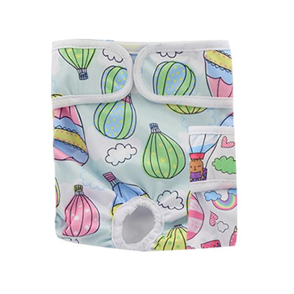 Accesorios reutilizables para mascotas antiacoso pañal para perra lavable personalizado