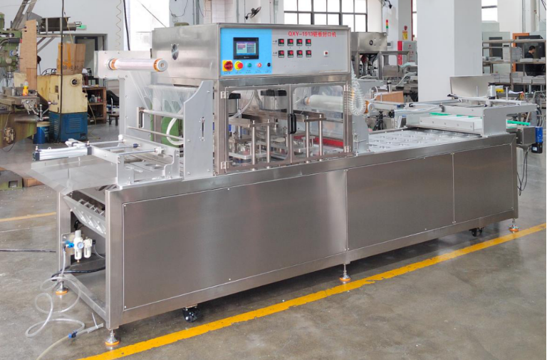 LC-672CF Fully Automatic Vucuum Disc Filling and Sealing Machine CE certificate