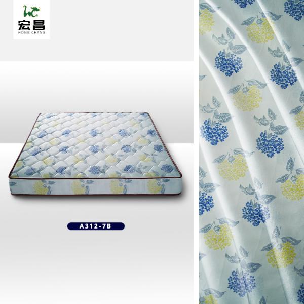 tampa de colchão da tela do jacquard do Spandex 60-80gsm