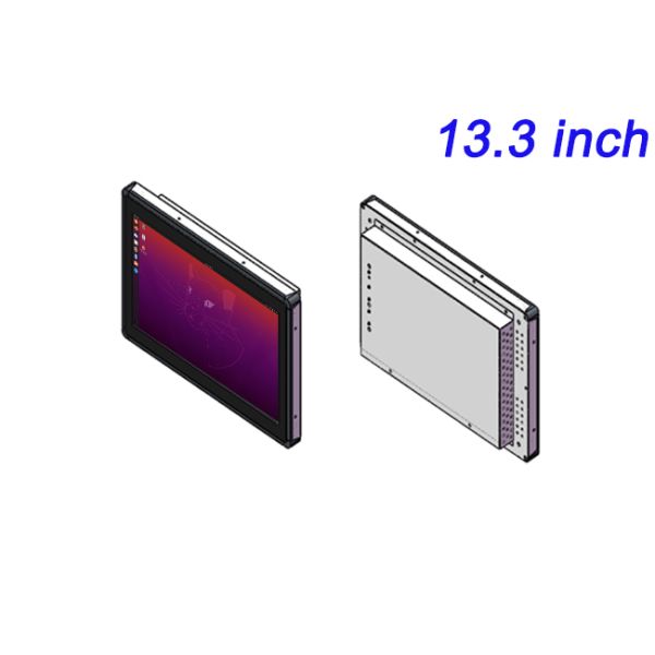 13.3 inch Embedded Industrial Linux HD LCD Monitors for PC