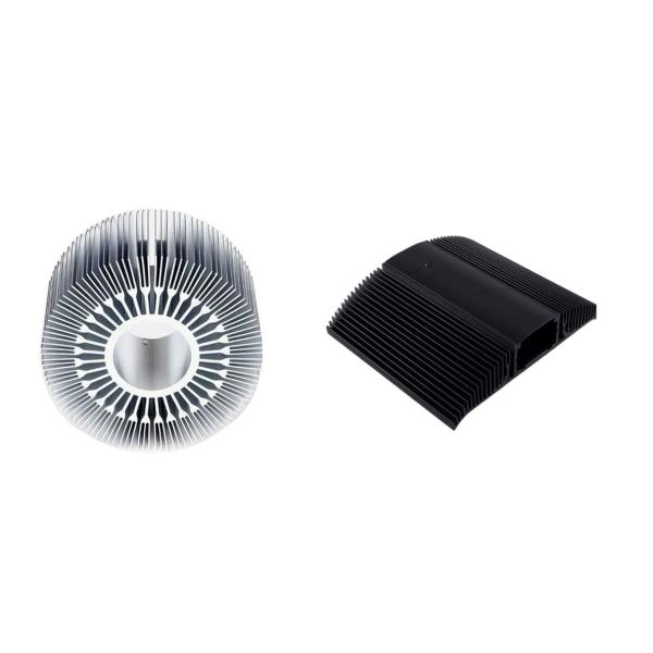 Extruded Aluminum Heatsink Extrusion Profiles For LED Light 50mm